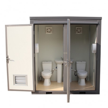 Toilettes doubles mobiles