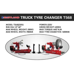 CHANGEUR DE PNEUS POUR CAMIONS LOURDS